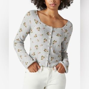 Lucky Brand pointelle top